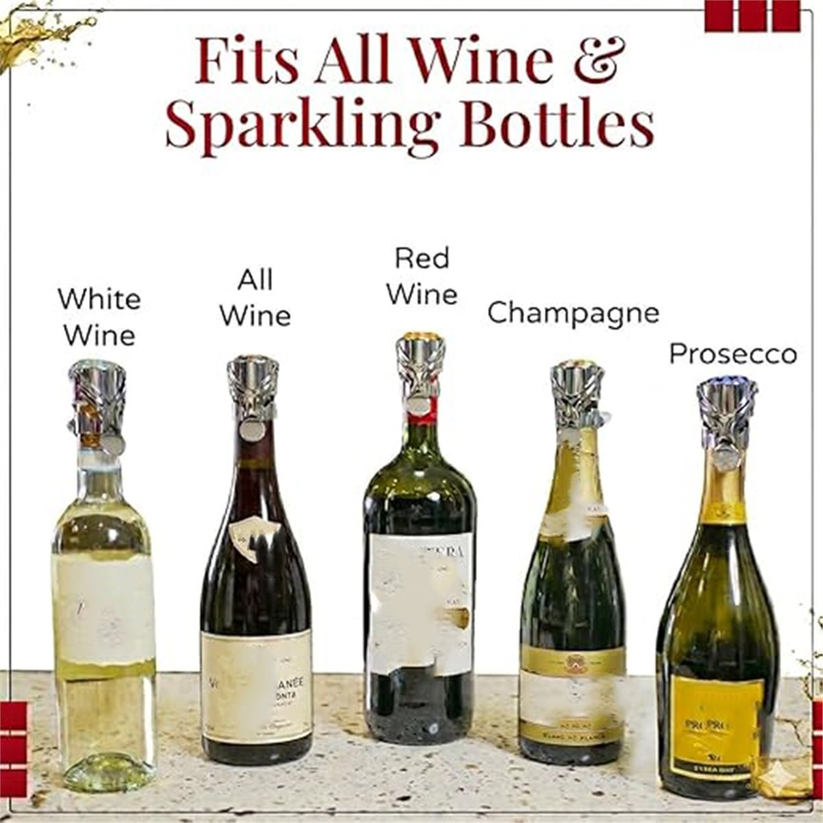 (A02R) ワインストッパー＆シャンパンストッパー 2個セ - Wine & Beer Guayaquil のレビューと価格