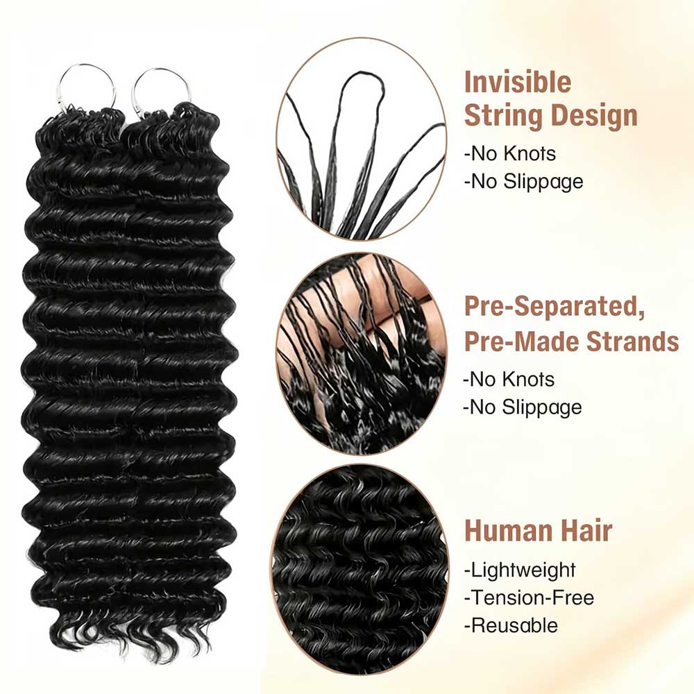 フェザーヘアエクステンション 100％人毛使用、カール状、ミ - Cocktail Shaker Set のレビューと価格
